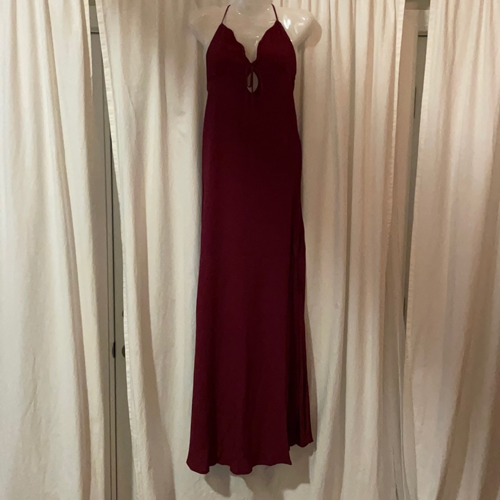NWT Blue Life maroon maxi